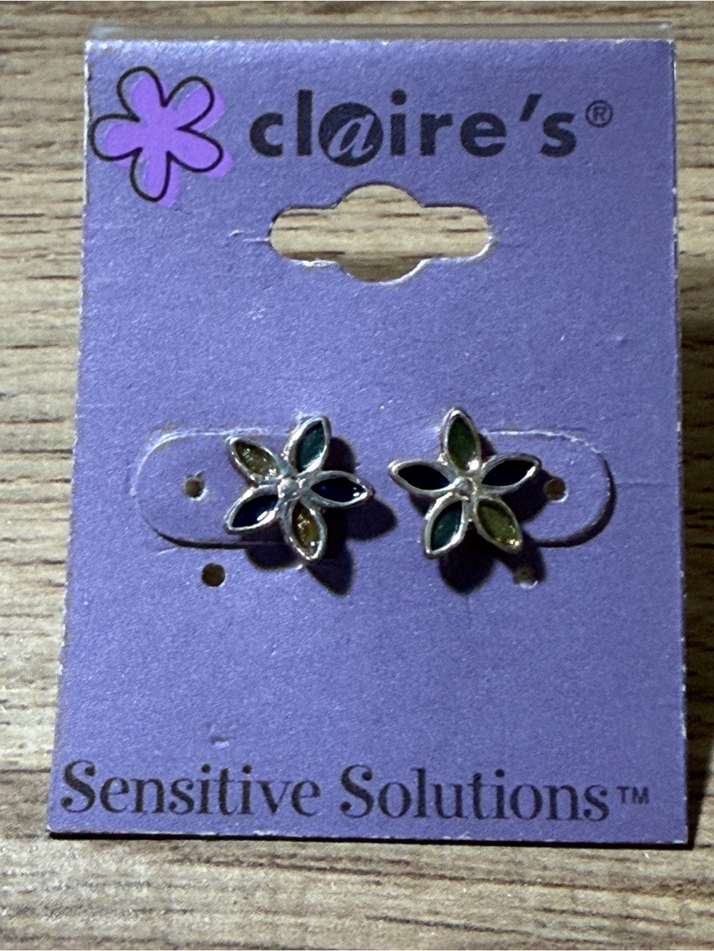 Claire's Two-Tone Mini Stud Earrings - Gold & Silver